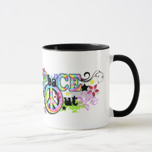 Taza Cadera y paz maravillosa HACIA FUERA