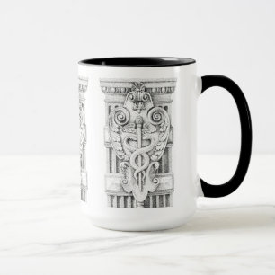 Taza CADUCEUS Tall Black Combo Mug