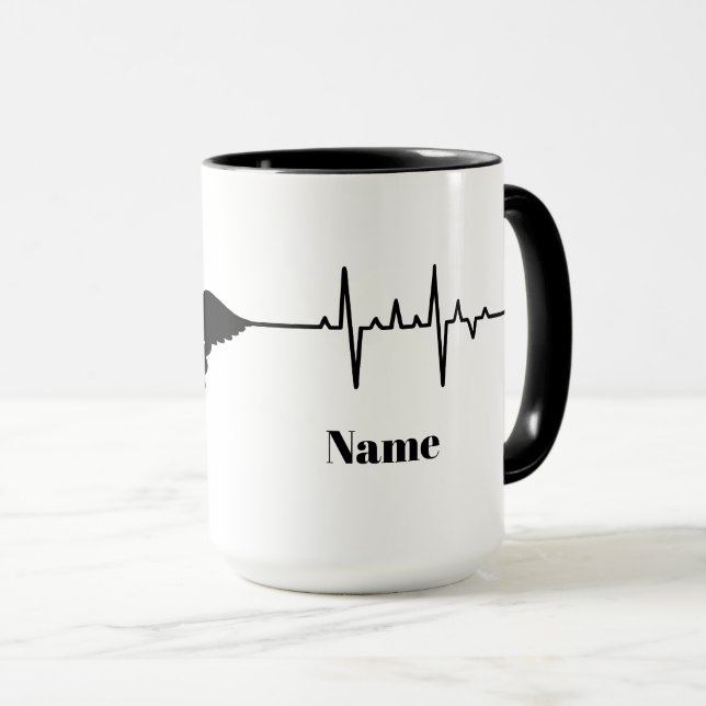 Taza Caducto médico y pulso cardíaco (Anverso derecho)