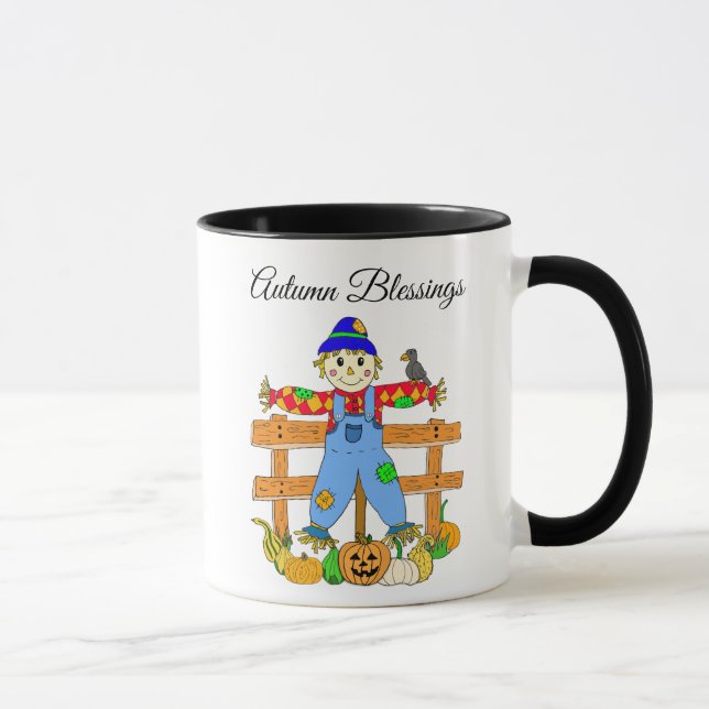 Taza Cae el espantapájaros de la mano de las bendicione (Derecha)