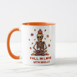 Taza Caer enamorada de las cráneos - Cosy Chaos Skeleto