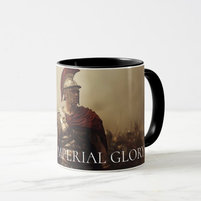 Taza Caesar's imperial glory cinematic black (Anverso derecho)
