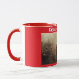 Taza Caesar's imperial glory red