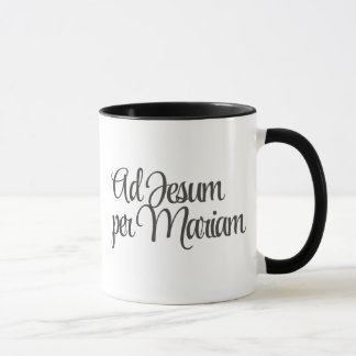Taza Café Ad Jesum per Mariam (A Jesús a través de Marí