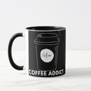 Taza Café Adicto Cappuccino Espresso Latte Drinker