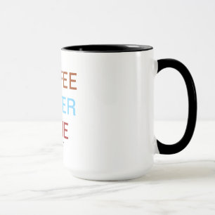 Taza Café. agua. vino