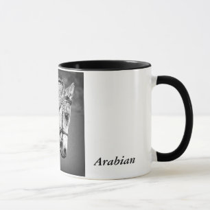 Taza Café árabe para caballos Mug