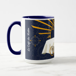 Taza Café au Lait Deco Bistró Parisino Personalizado