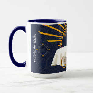 Taza Café au Lait Deco Parisino Personalizado