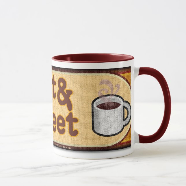 Taza Café caliente y dulce (Derecha)