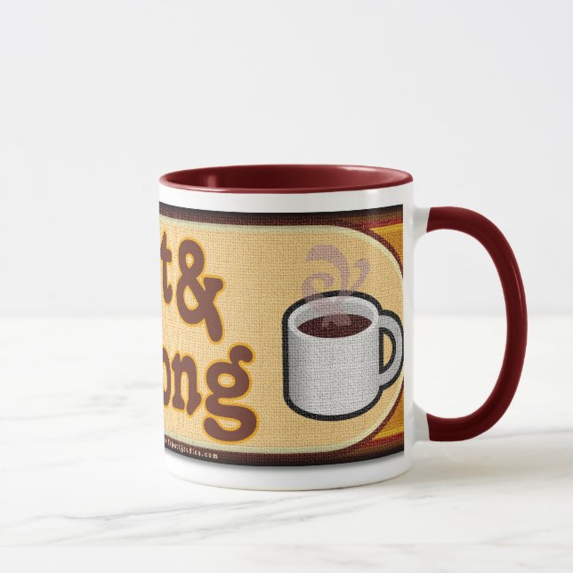 Taza Café caliente y fuerte (Derecha)