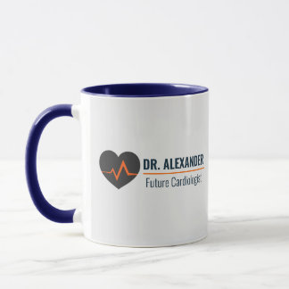 Taza Café cardiólogo futuro personalizado