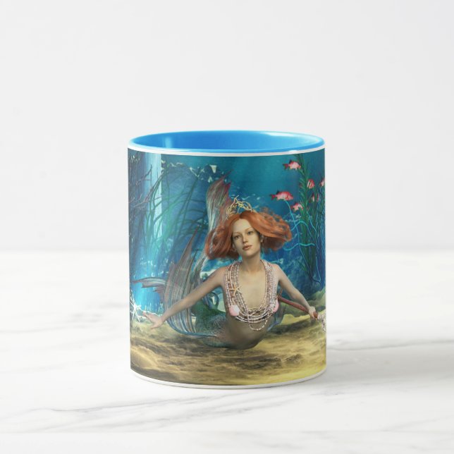 Taza Café combinado de la fantasía de la sirena/taza (Centro)