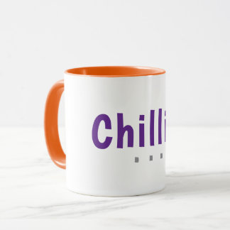 Taza Café con borde de naranja Wild Chillin' 