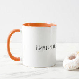 Taza Café con especias de calabaza