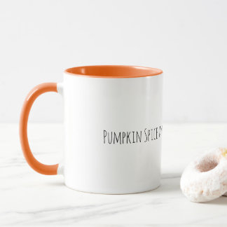 Taza Café con especias de calabaza