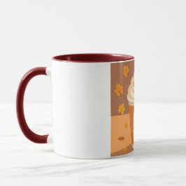 Taza Café con especias de calabaza - Halloween de otoño