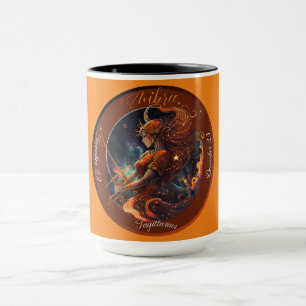 Taza Café con fecha de Personalizable Sagittarius Zodia