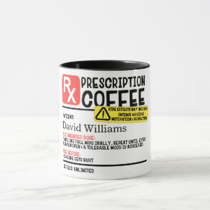 Taza Café con receta personalizada