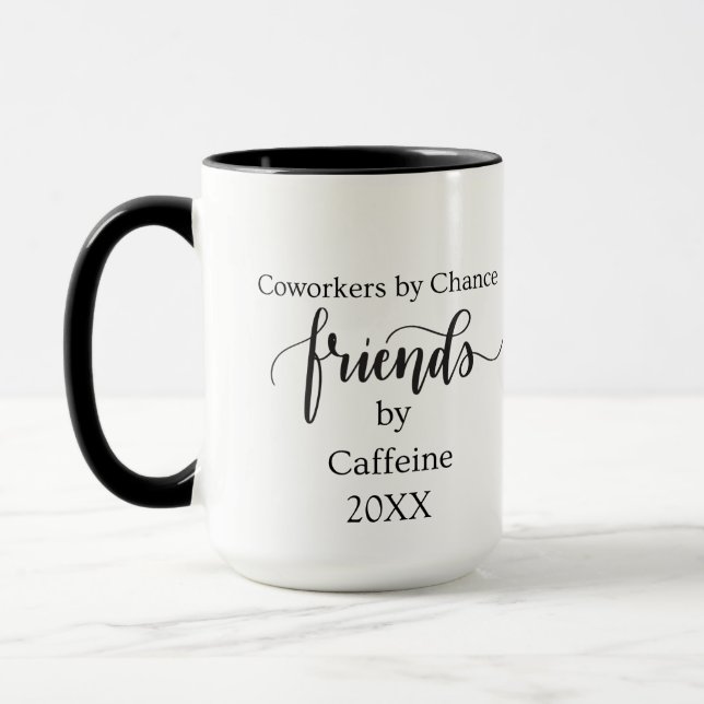 Taza Café Coworker amigable Mug (Izquierda)