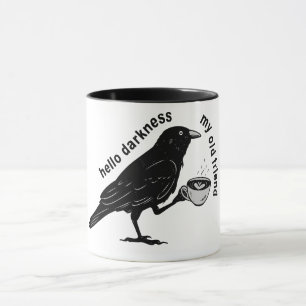 Taza Café Cuervo Cuervo Otoño   Nunca Más Poe Poeta Gót