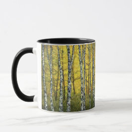Taza Café Cup Mug - Árboles de aves forestales Acadia