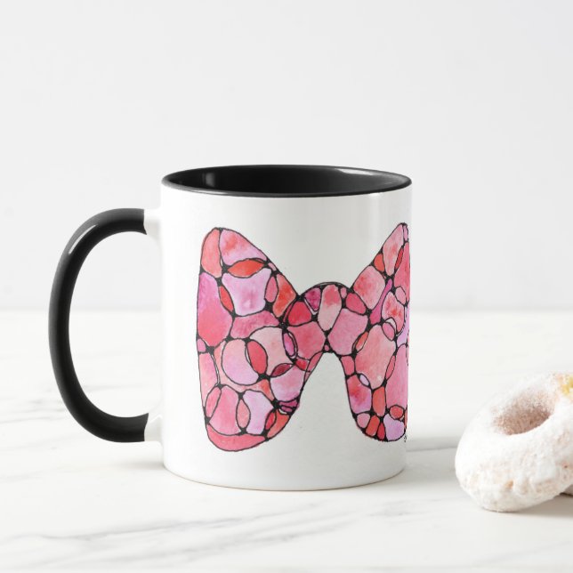 Taza Café Cup Mug - Tiroide - Acuarela (Con donut)