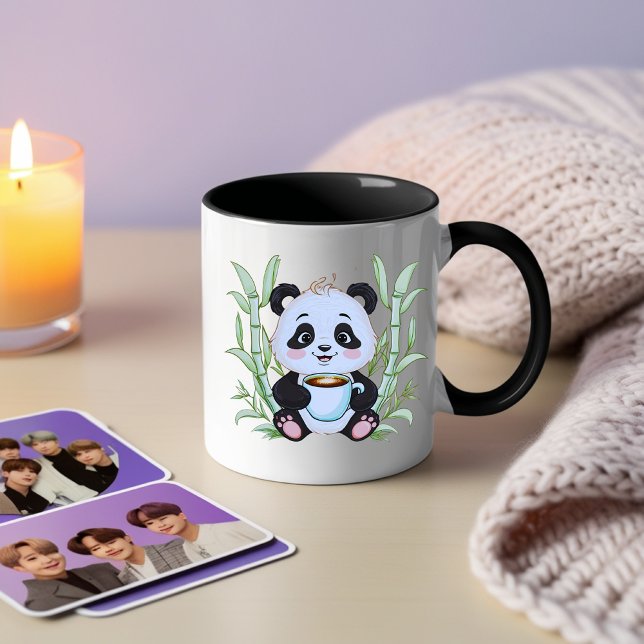 Taza Café Cute Panda Mug - Bambú Adorable (Subido por el creador)
