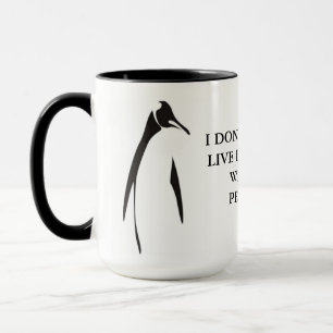 Taza Café de apoyo a los pingüinos (Mezcla combinada,