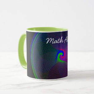 Taza Café de arte geométrico fundido colorido