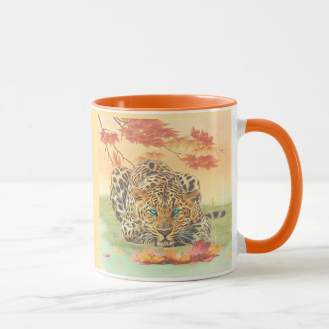 Taza Café de arte leopardo (Derecha)