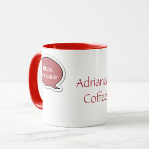 Taza Café de burbuja de castaño rojo de castaño persona