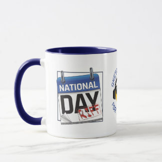 Taza Café de café combinado del Día Nacional