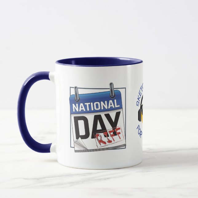Taza Café de café combinado del Día Nacional (Izquierda)