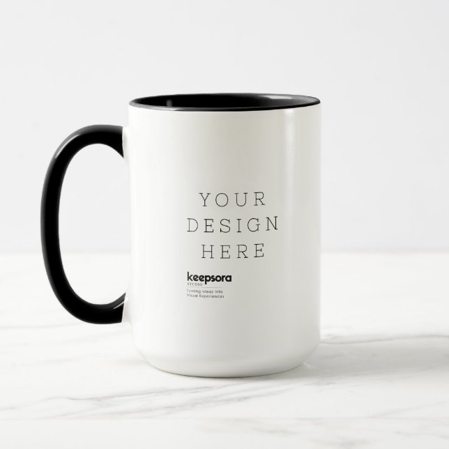 Taza Café de dos tonos personalizado (Izquierda)