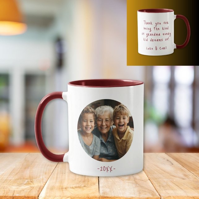 Taza Café de foto de las abuelas de la abuela (Subido por el creador)