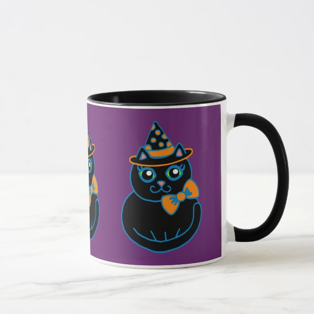 Taza Café de gato de Halloween (Derecha)
