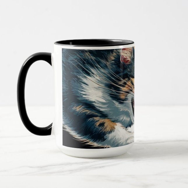 Taza Café de gato y ratón juguetón (Izquierda)
