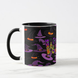 Taza Café de Halloween Guillermo Tocado De Brujas