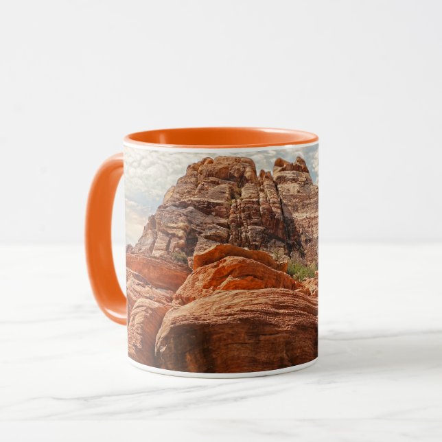 Taza Café de la escena de la montaña suroeste (Anverso izquierdo)