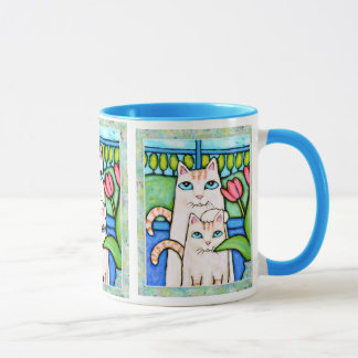 Taza Café de la familia de gato/taza del té