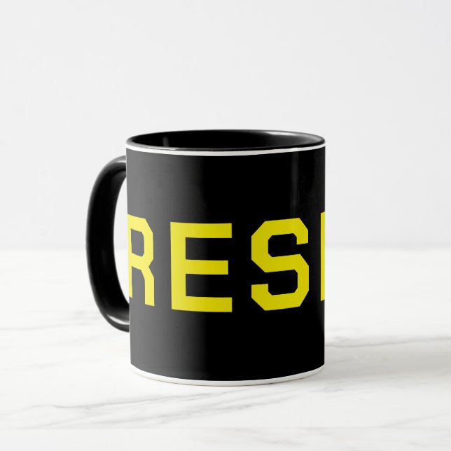 Taza Café de la protesta de los negros resistentes (Anverso izquierdo)