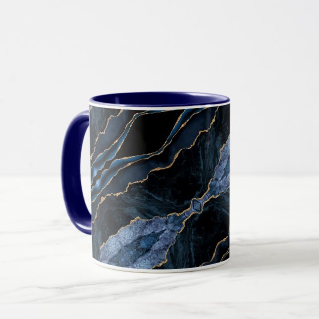 Taza Café de oro azul de la Marina Mug (Anverso izquierdo)