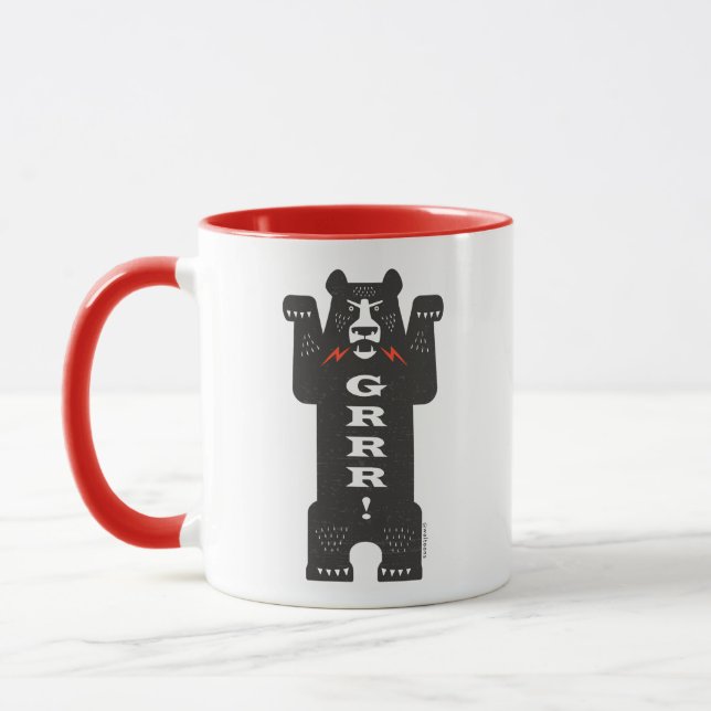 Taza Café de oso negro (¡GRRR! ) (Izquierda)