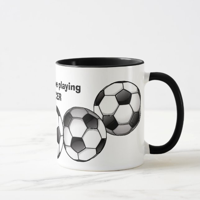 Taza Café de patrón de fútbol (Derecha)