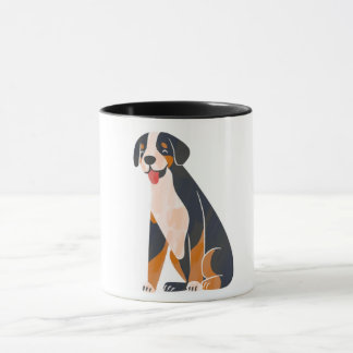 Taza Café de perro de dibujos animados
