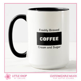 Taza Café de Personalizable recién hecho