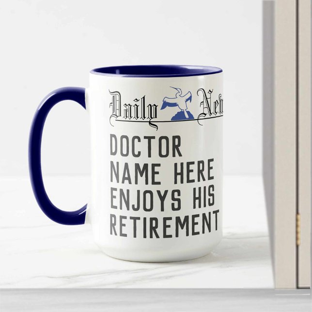 Taza Café de retiro médico para personalizar (Subido por el creador)