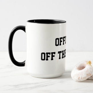 Taza Café de taquígrafo judicial "Oficialmente fuera de