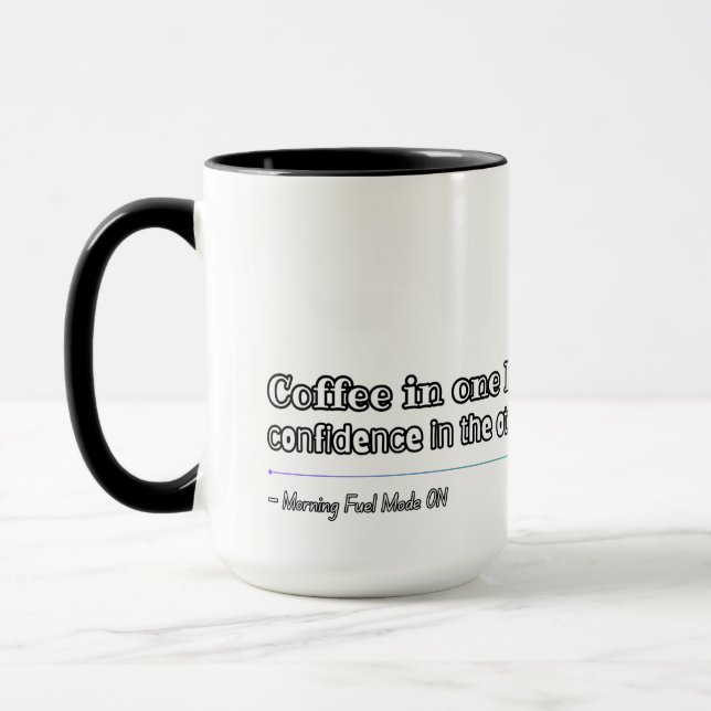 Taza Café De Una Mano Confianza De La Otra (Izquierda)